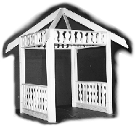 Smaller pre-fabricated gazebo (illustration)